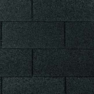 Dachschindeln Rechteck Schwarz 9m²