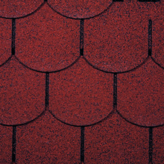 Dachschindelset Biberschwanz Rot 100 m²