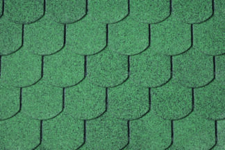Dachschindelset Biberschwanz Grün 100 m²