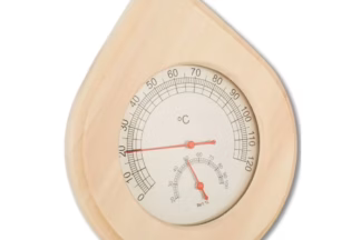 Sauna-Thermo-Hygrometer "Tropfen"