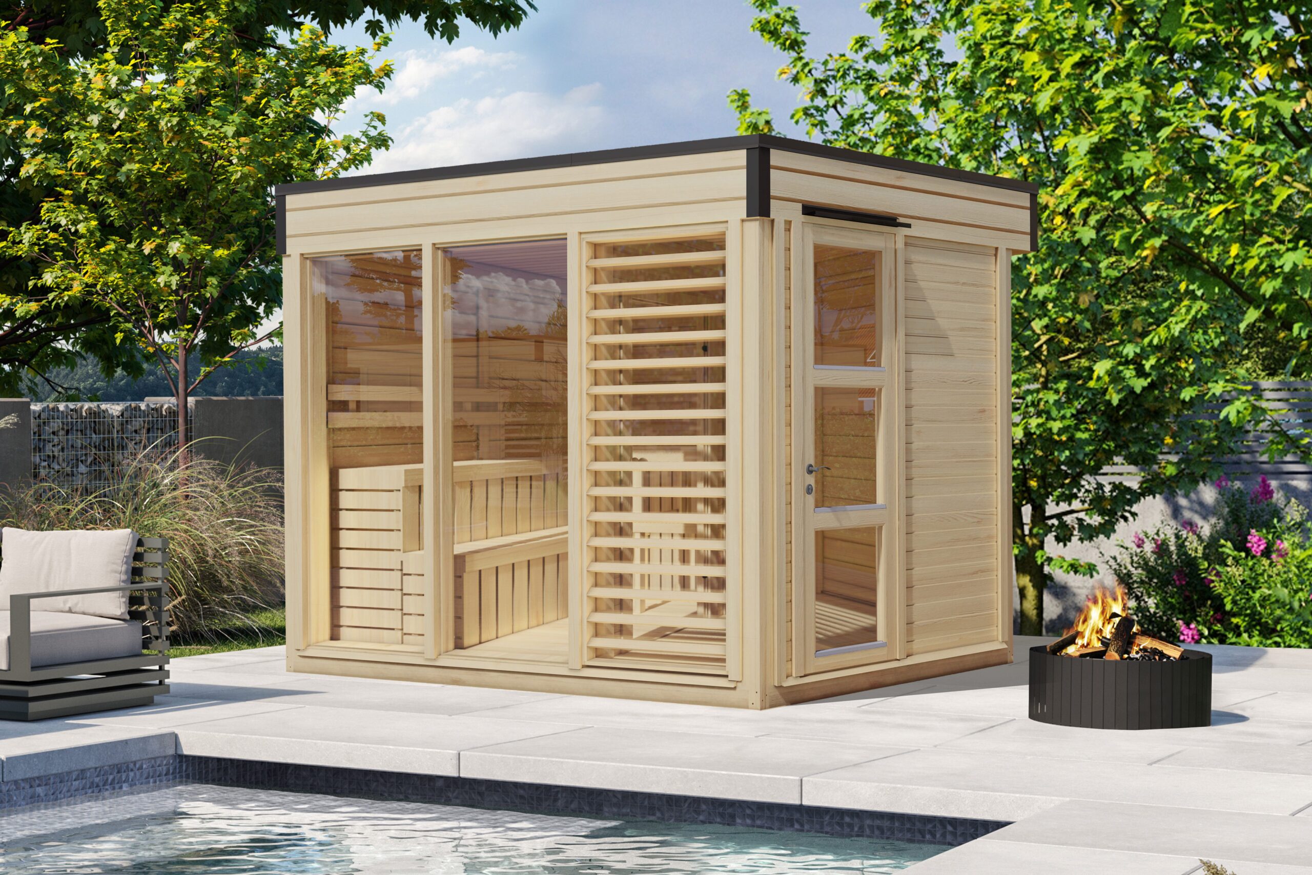 Saunahaus Smilla 329 x 229