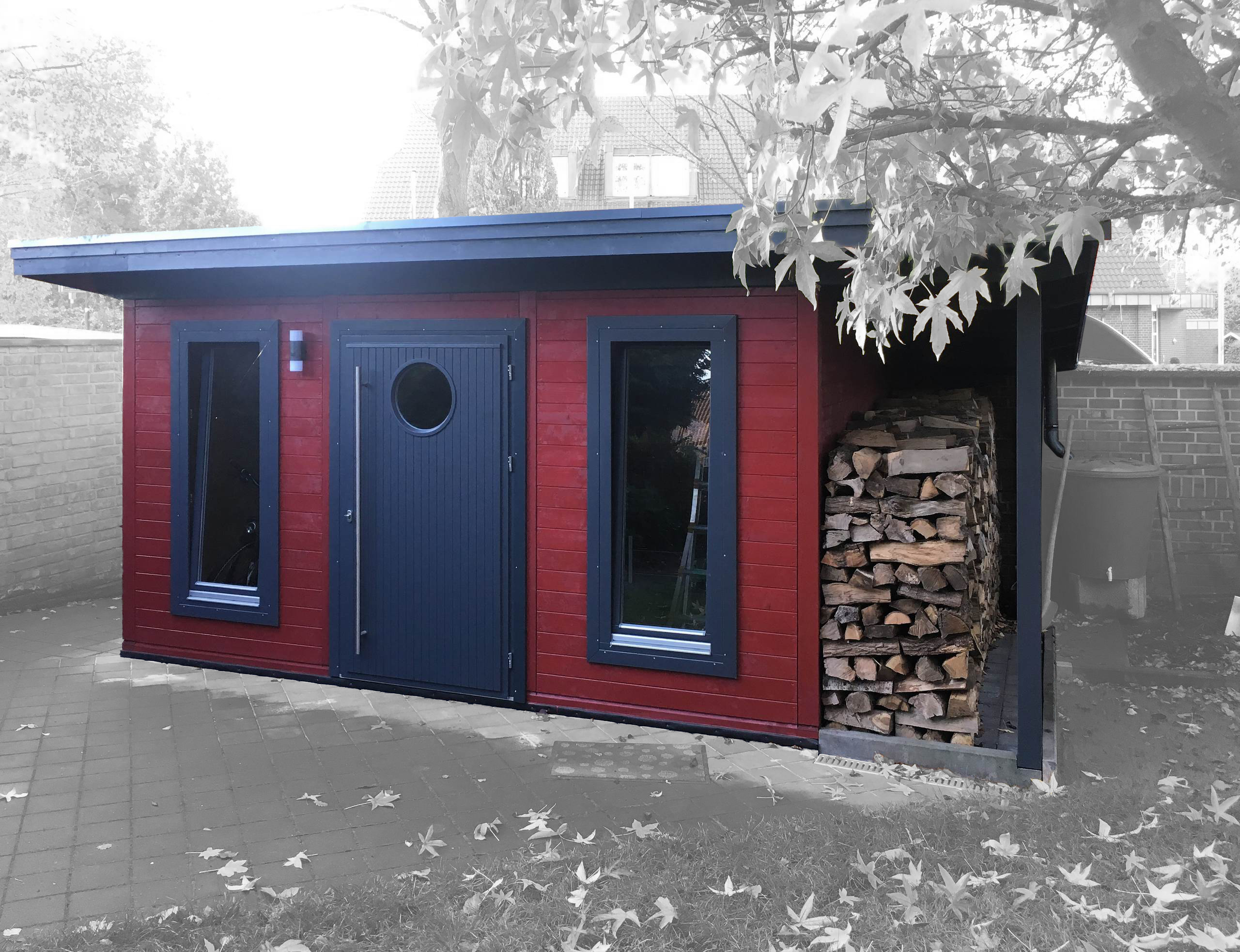 Gartenhaus Cara Wesel 2944P + 100SD