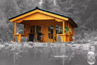 Gartenhaus Mississippi 450x450