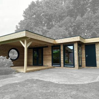 Gartenhaus Cara Fiesta 7839F + 355AN