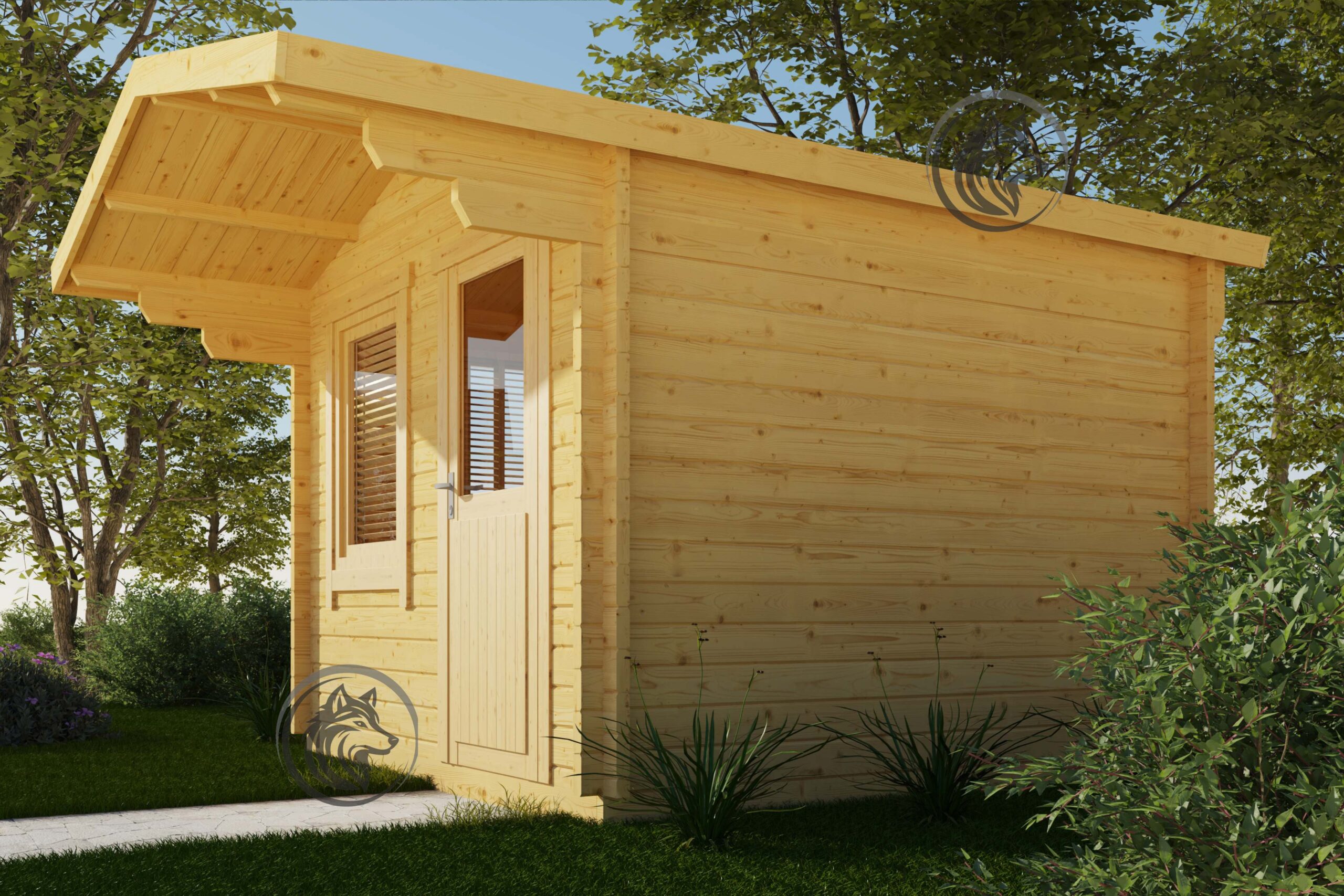 Gartenhaus Arosa 300x300