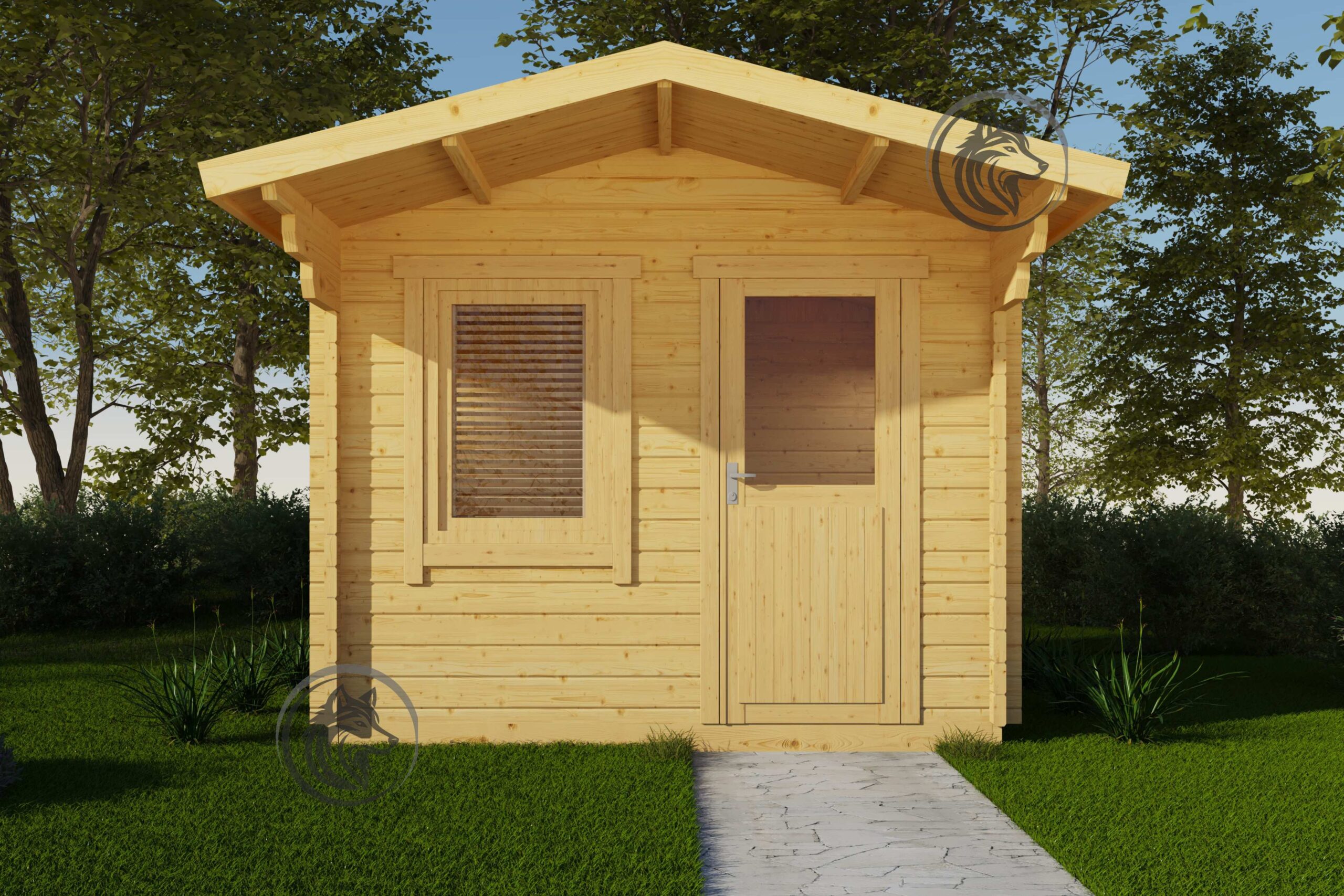 Gartenhaus Arosa 300x300