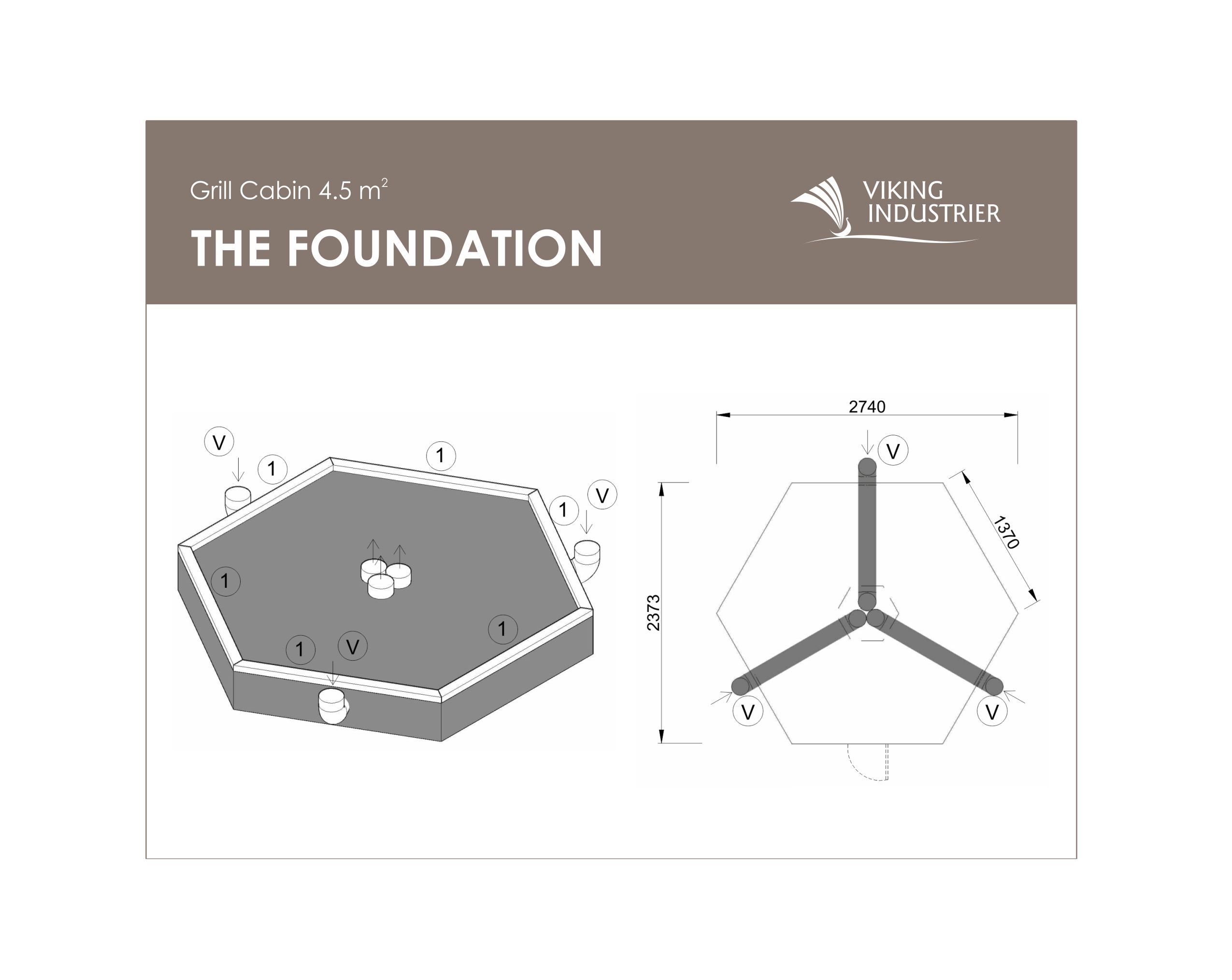 Grillhütte 4.5 Fundament