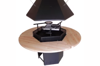 6-Eck-Grill und Kamin „Premium“