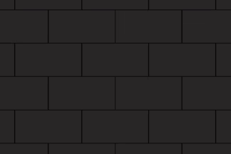 Dachschindelset Rechteck Schwarz 100 m²