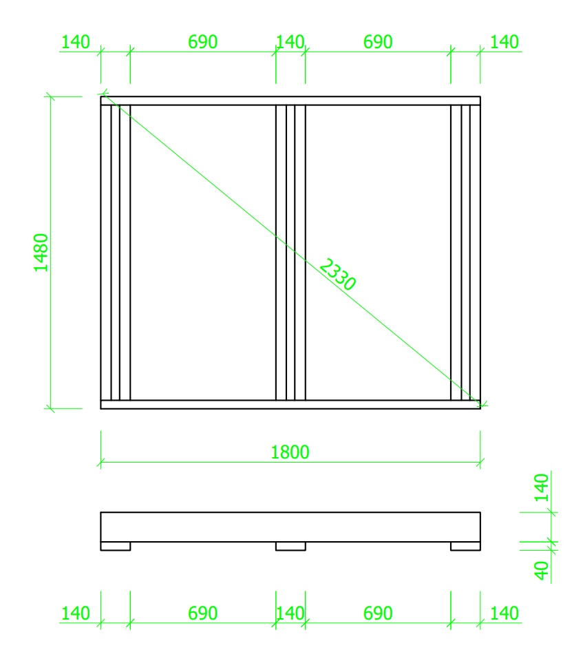 Quadro-Sauna Vanta - Thermoholz – Bild 21