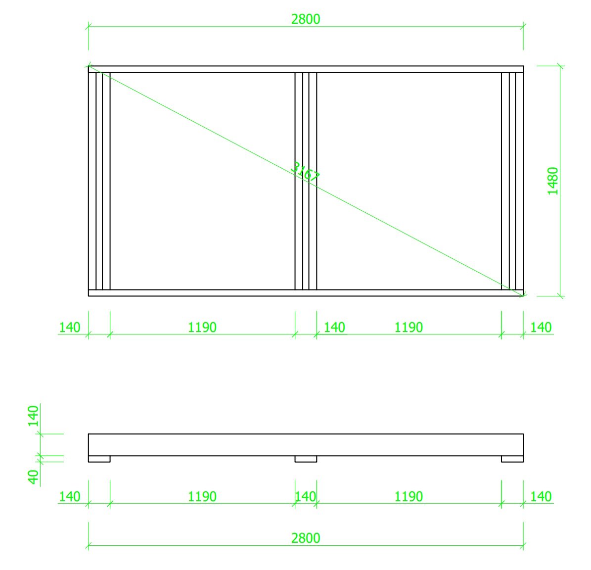 Quadro-Sauna Vanta - Thermoholz – Bild 26