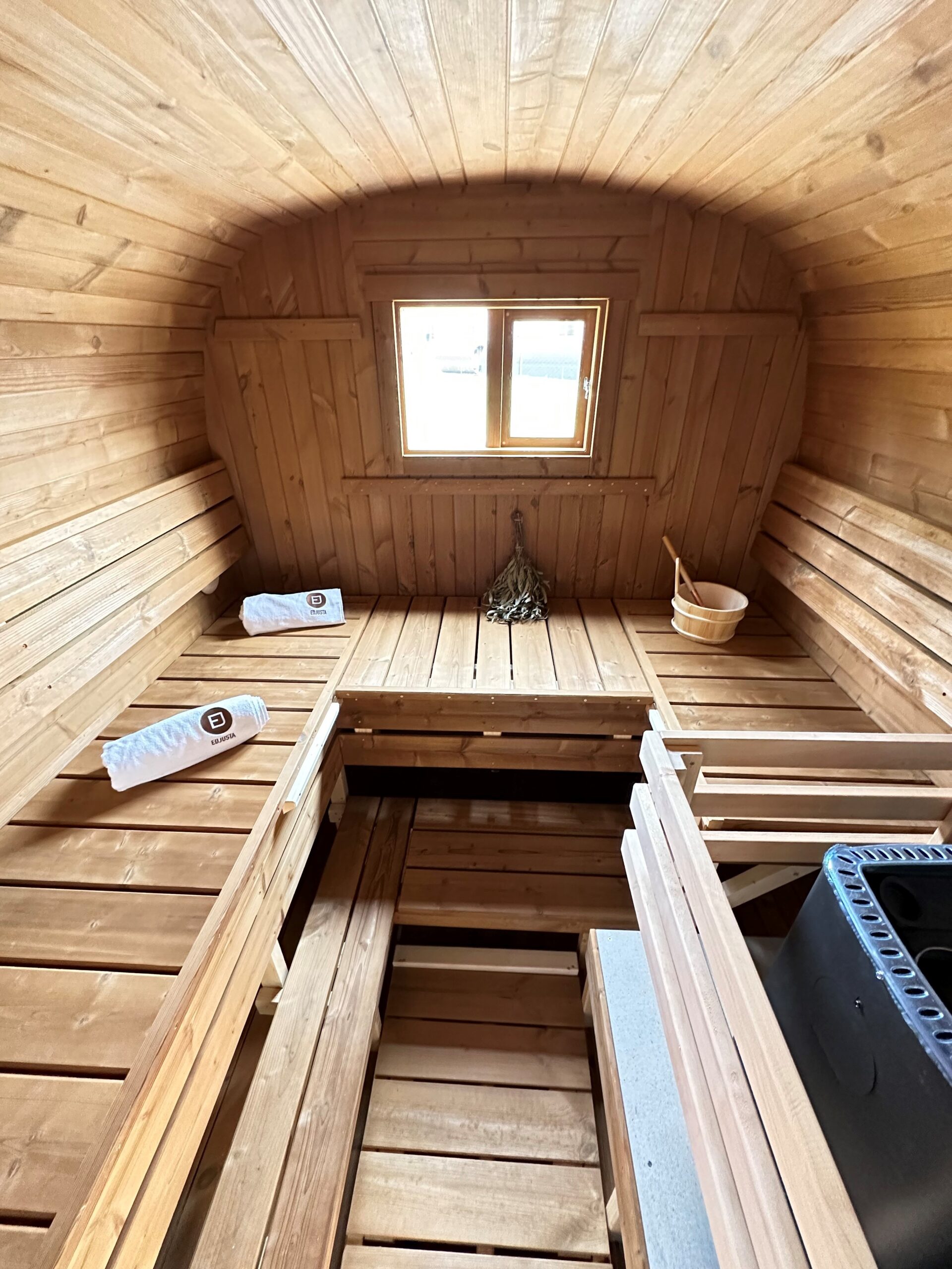 Quadro Sauna Saunaraum mit Fenster