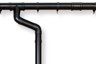 Dachrinne Komplett-Set für Flach- & Pultdach bis 350 cm | anthrazit