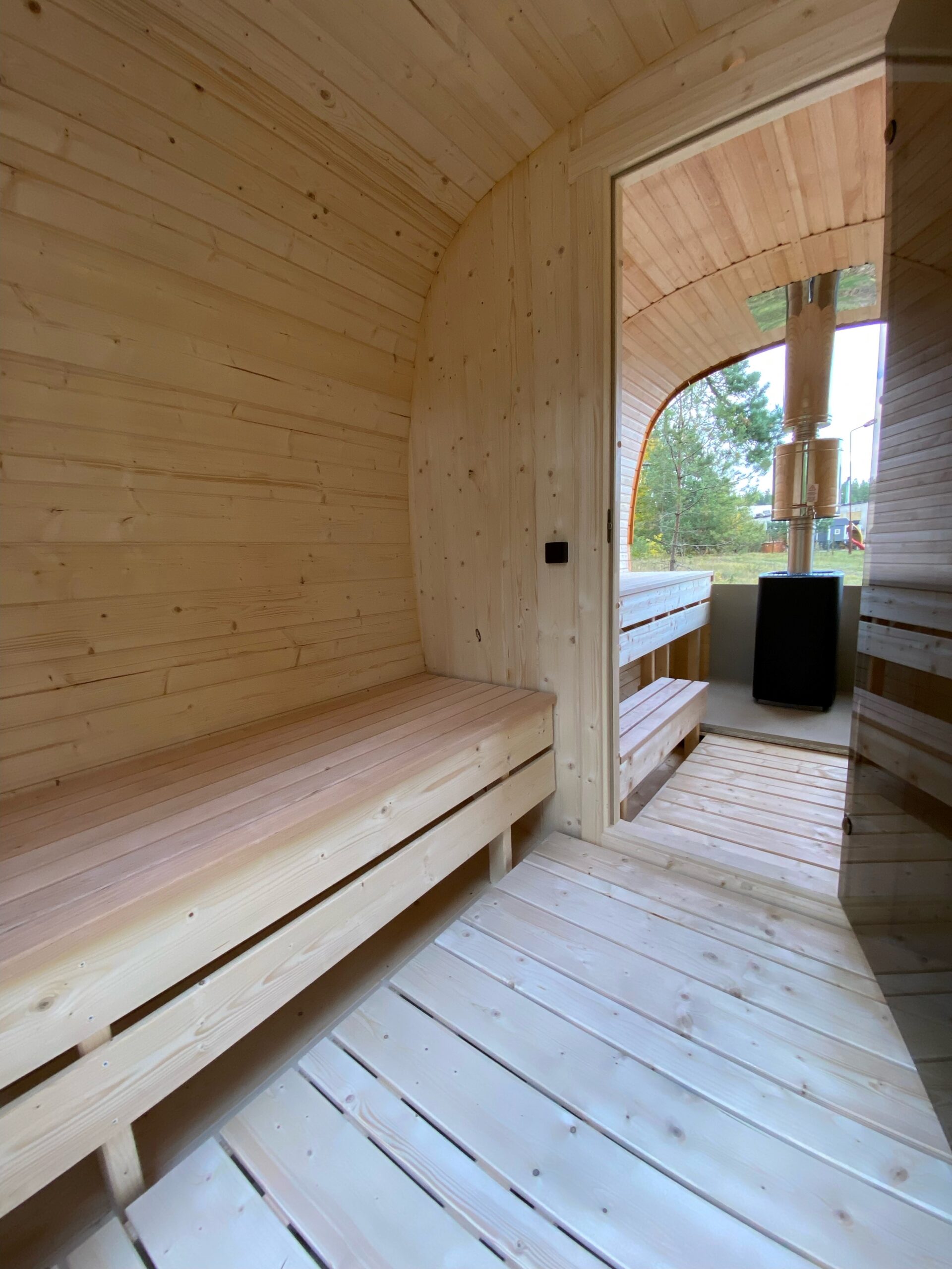 Quadro Sauna Saunaraum und Vorraum