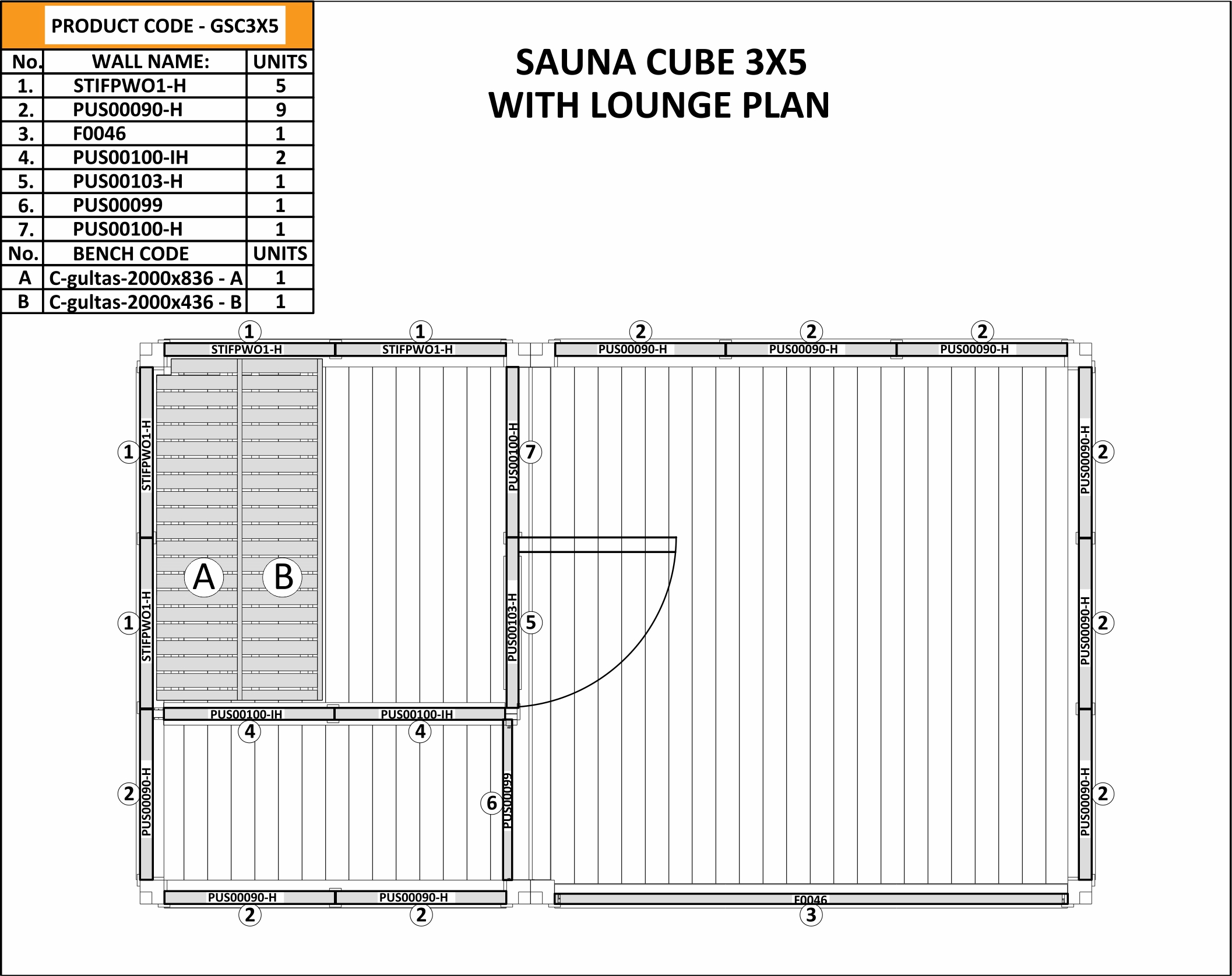 Saunahaus TORI 500 – Bild 18