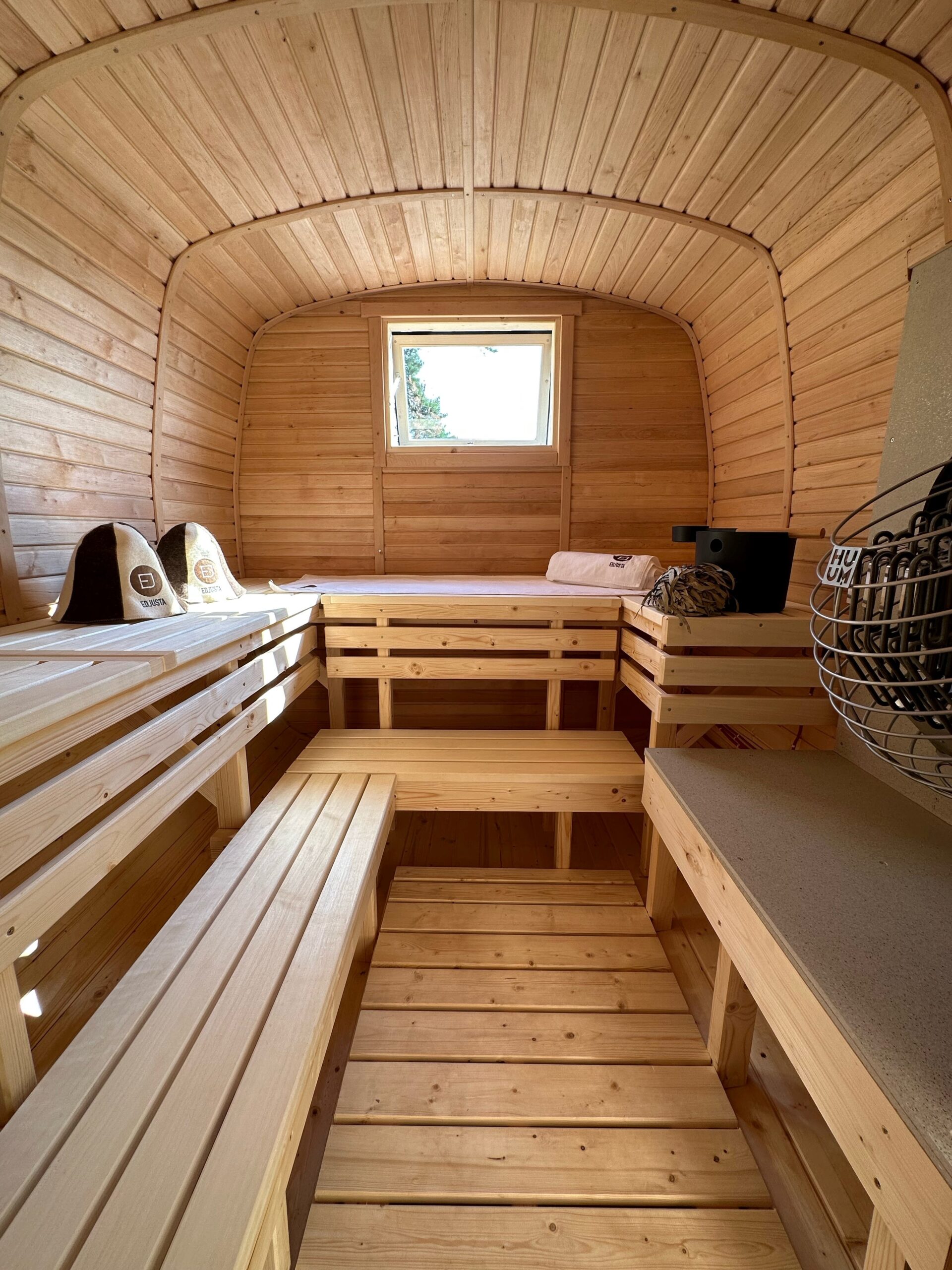 Quadro Sauna Saunaraum mit Fenster