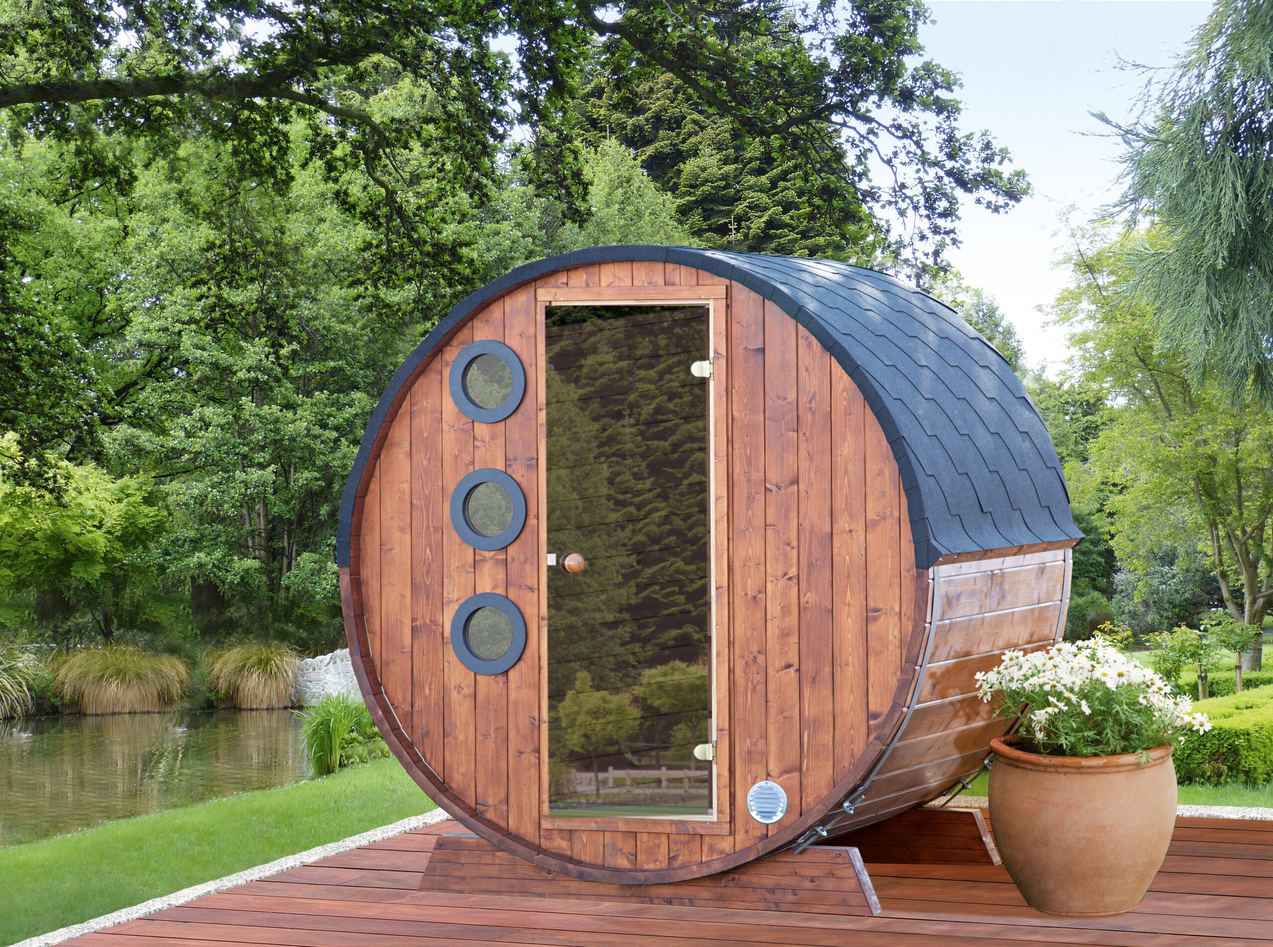 Saunafass Selma 2116 Thermoholz