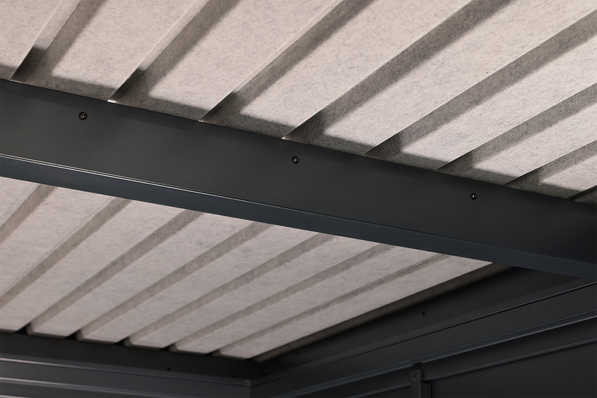 Gartenhaus Hakon 3024 Anthrazit Detail