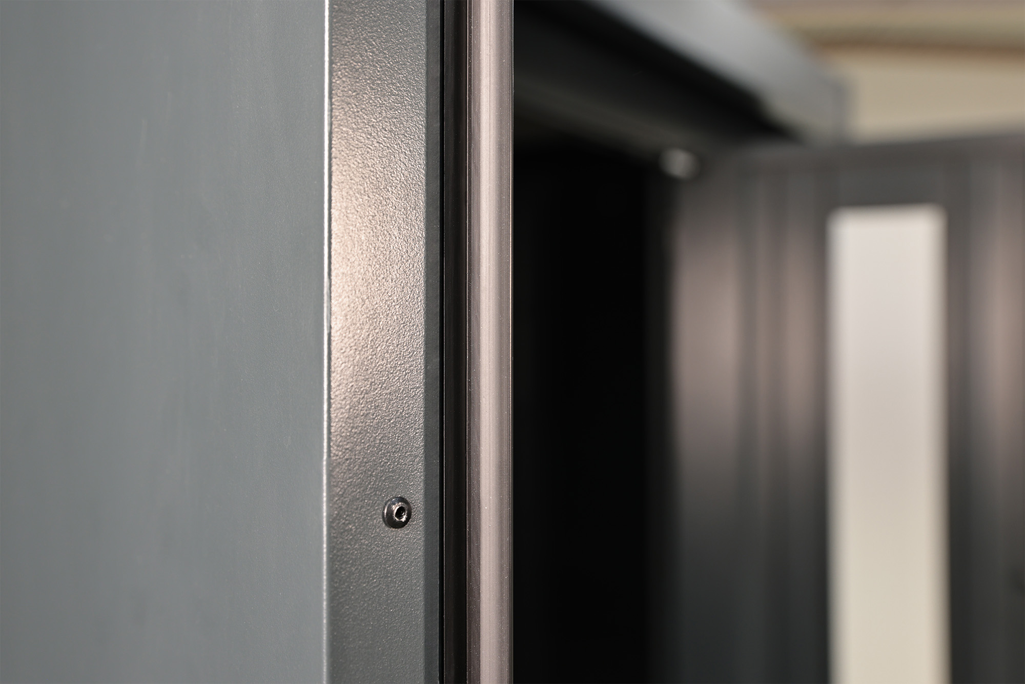 Premium-Metall-Gartenhaus Hakon 3024 Anthrazit – Bild 10