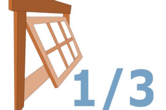 1 von 3 Fenster zum Öffnen