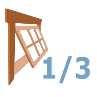 1 von 3 Fenster zum Öffnen