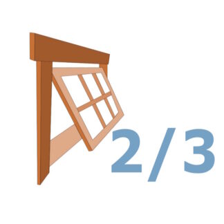 2 von 3 Fenster zum Öffnen