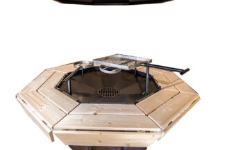 Standard-8-Eck-Grill und Kamin