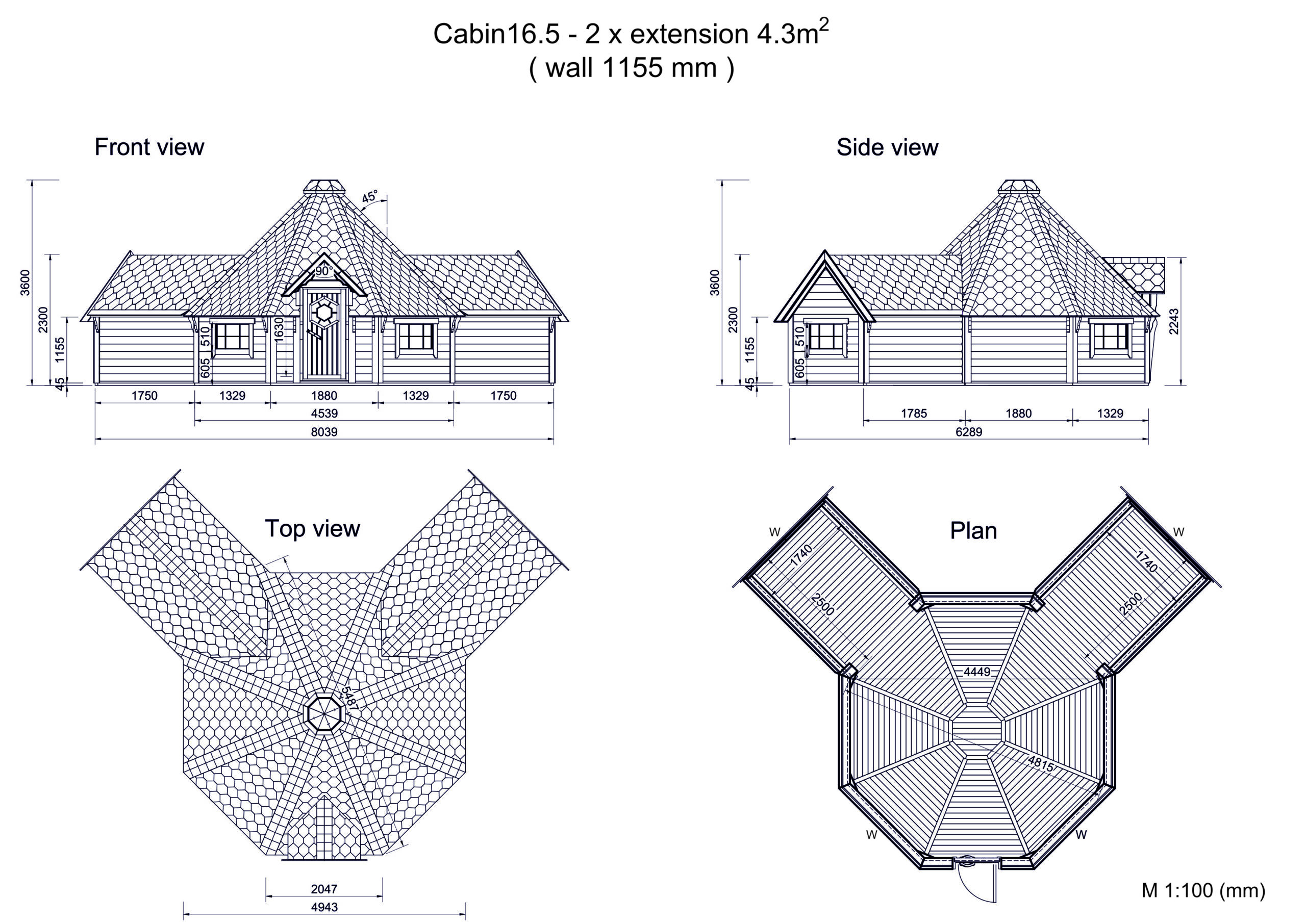 Campinghütte Octa-Lodge 24,5 m² – Bild 32