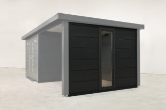 Seitenwand mit Fenster Doppelglas Terrasse 24