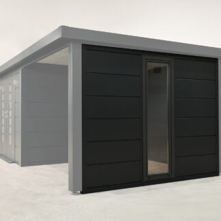 Seitenwand mit Fenster Doppelglas Terrasse 24