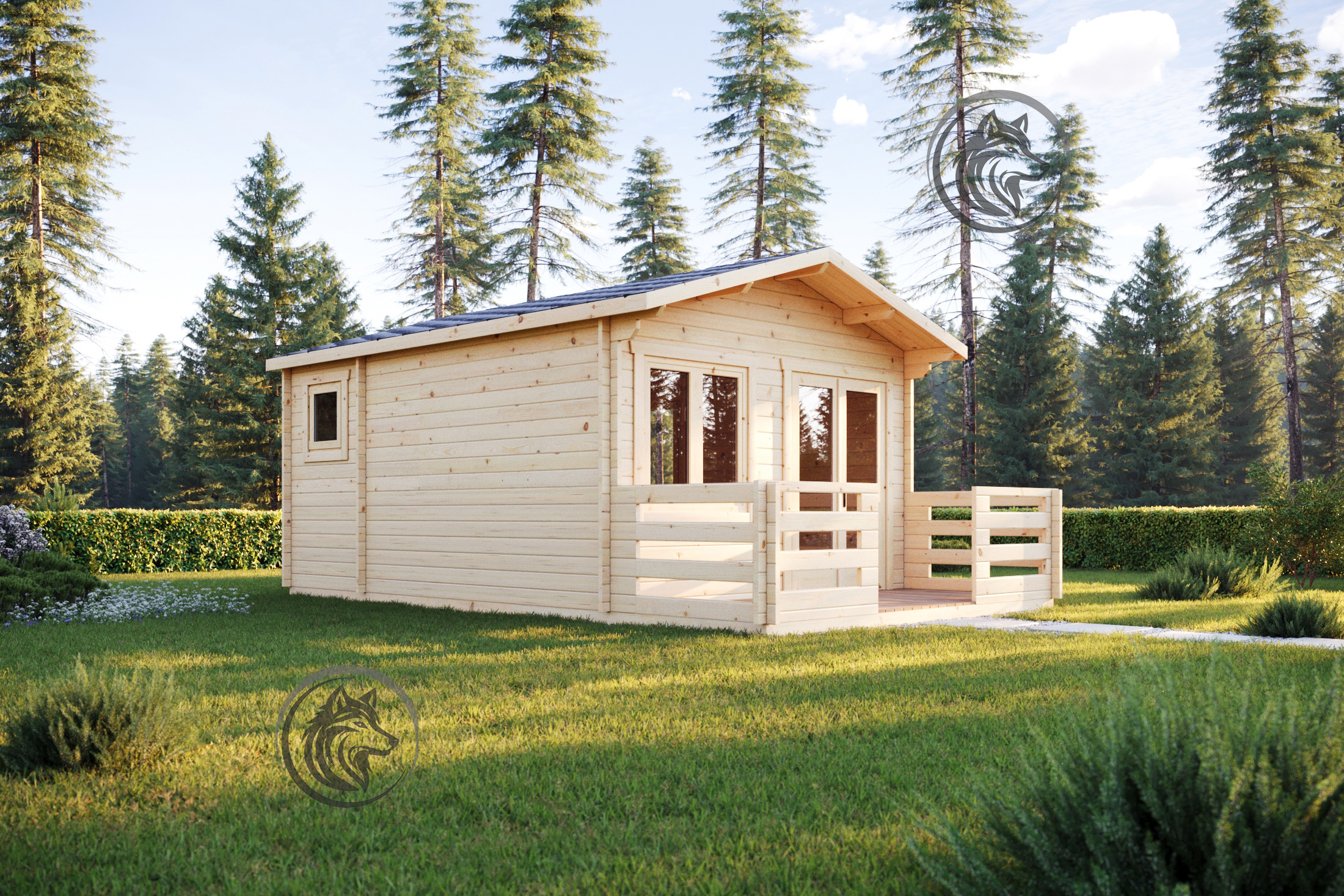 Gartenhaus Tahoe 400 x 500 – Bild 2