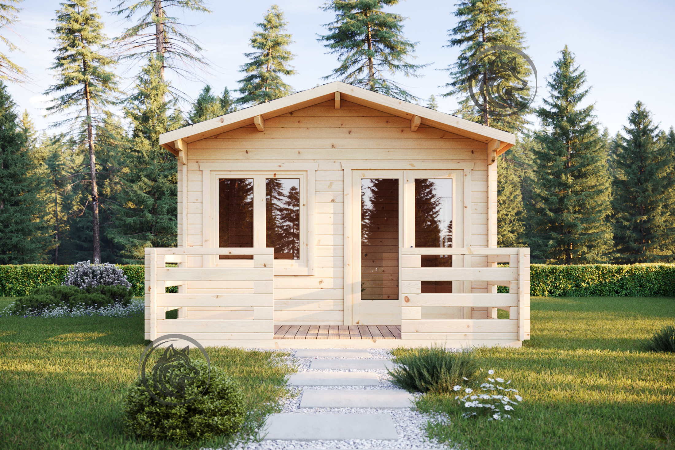 Gartenhaus Tahoe 400 x 500 – Bild 3