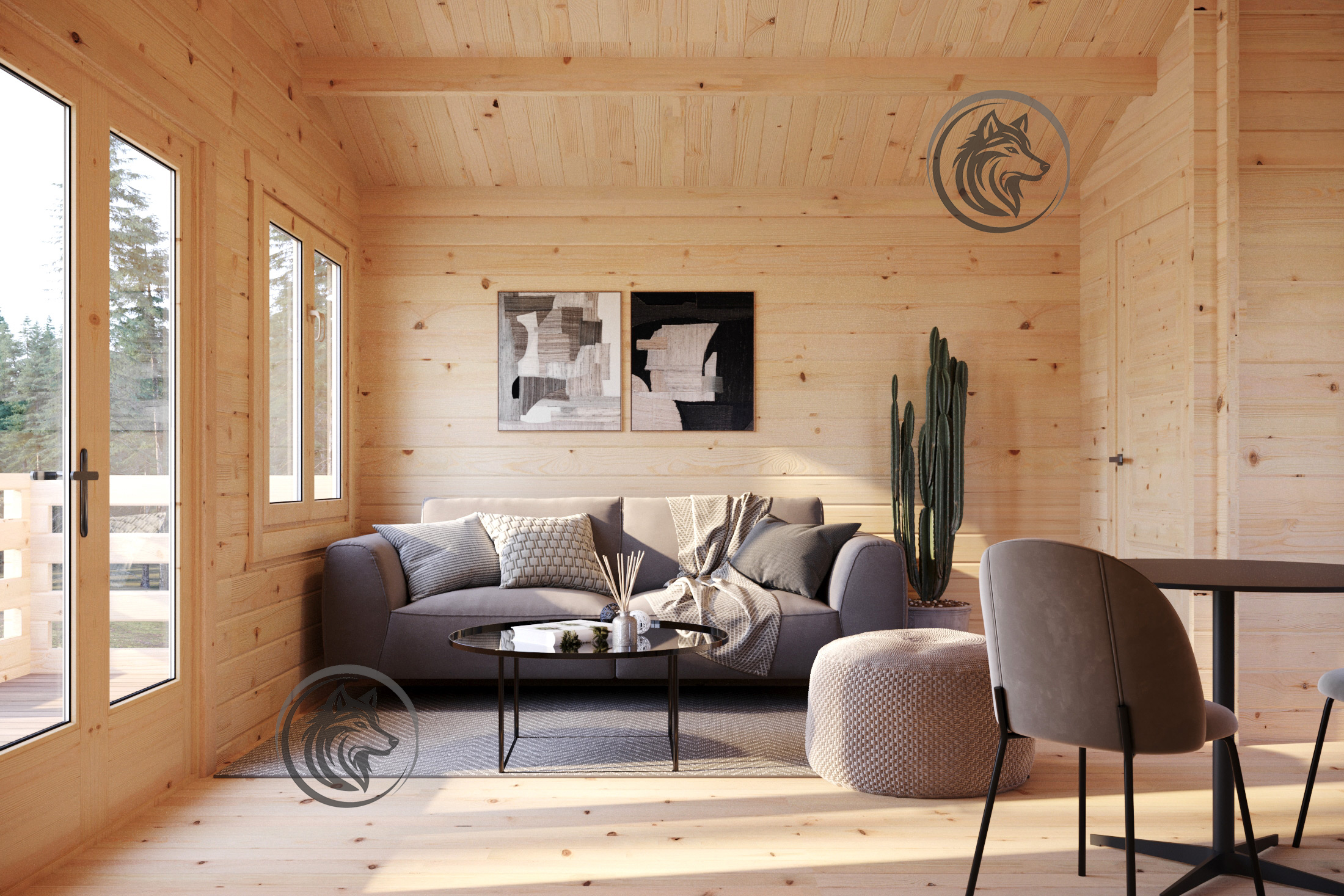 Gartenhaus Tahoe 400 x 500 – Bild 4