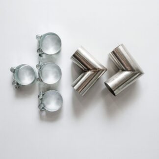 90° Winkelanschluss für ext. Ofen