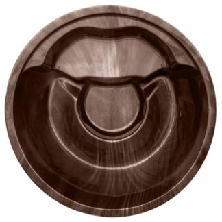 Acryl kaffeebraun marmoriert