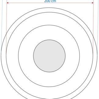 Ø 225 cm außen / 200 cm innen