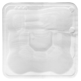 Acryl weiß marmoriert