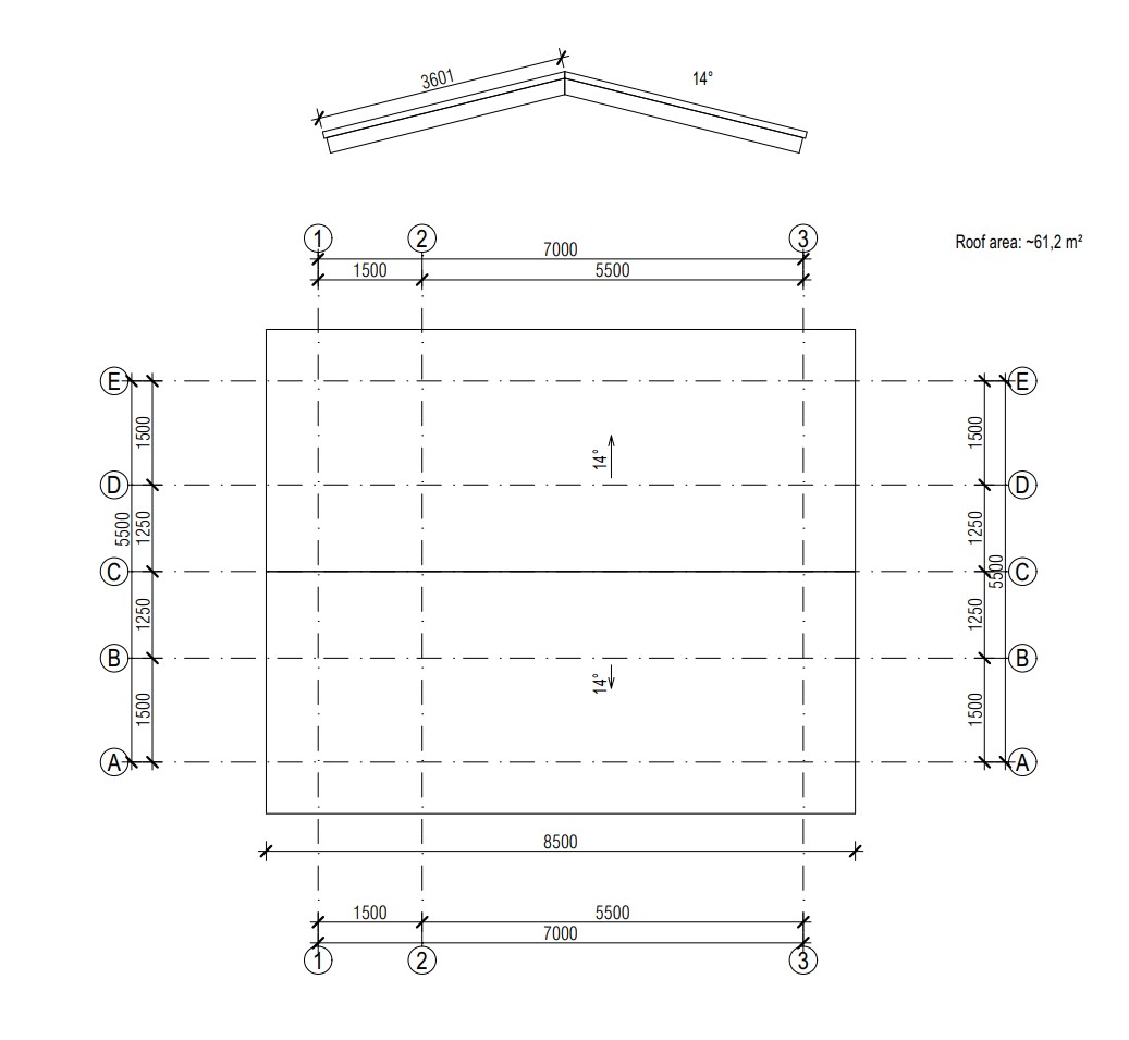 Rundstammhaus Alice 710 x 540 cm – Bild 8