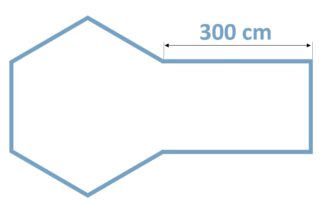 Anbau 300 cm