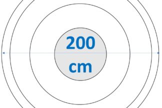 Ø 200cm außen