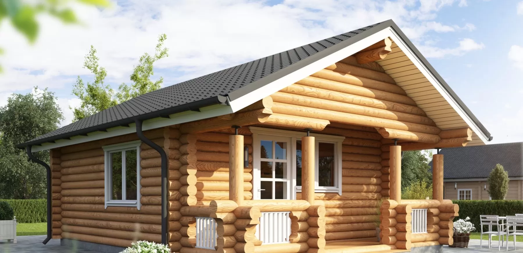 Rundstammhaus Alice 710 x 540 cm