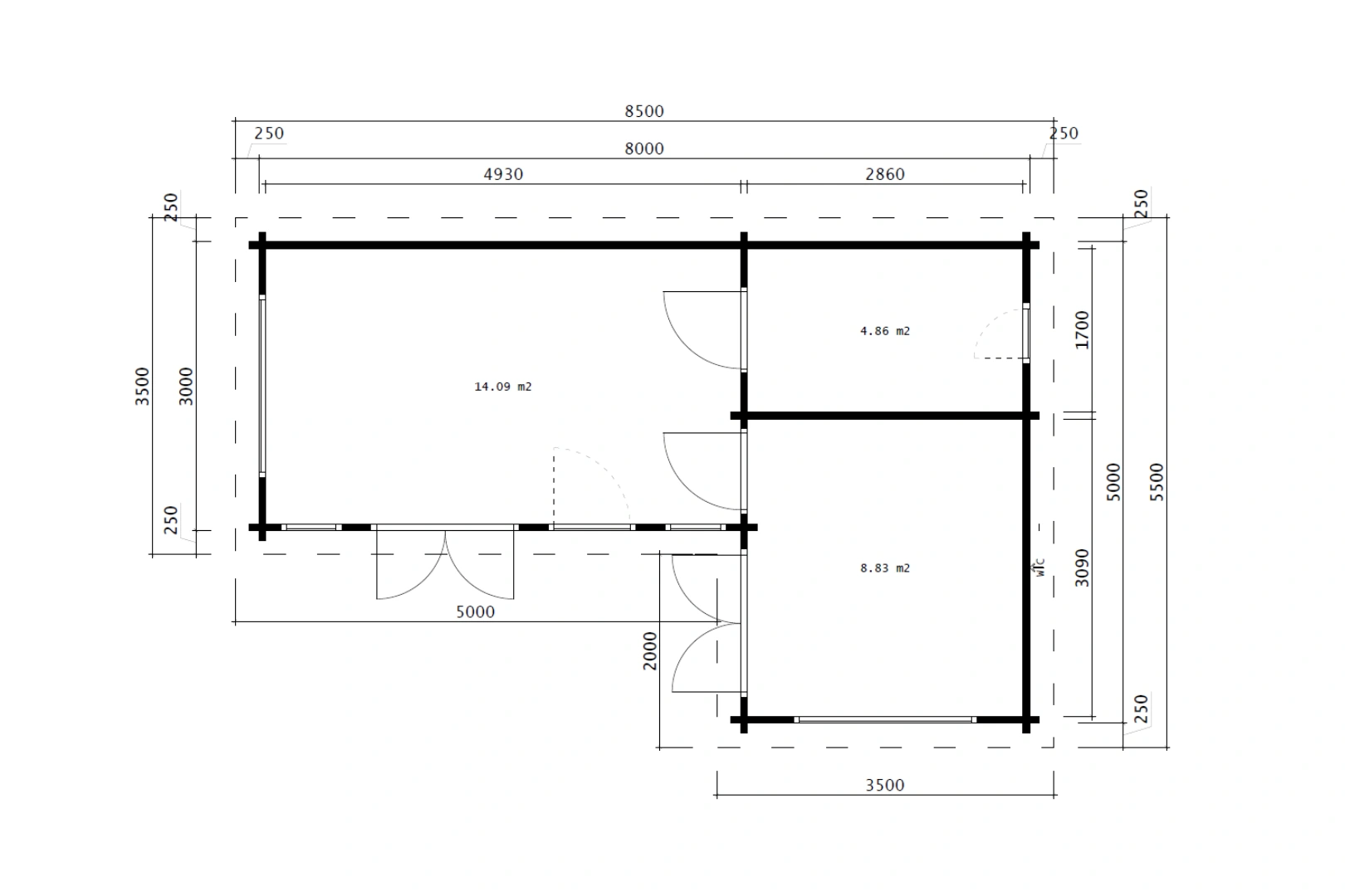 Ferienhaus Champlain 800 x 500 cm – Bild 6