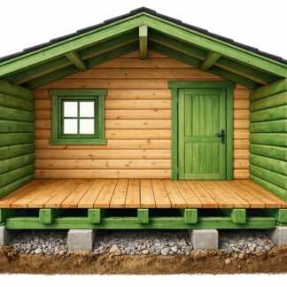 Imprägnierung, grün (Tür, Bohlen, Dachbretter)