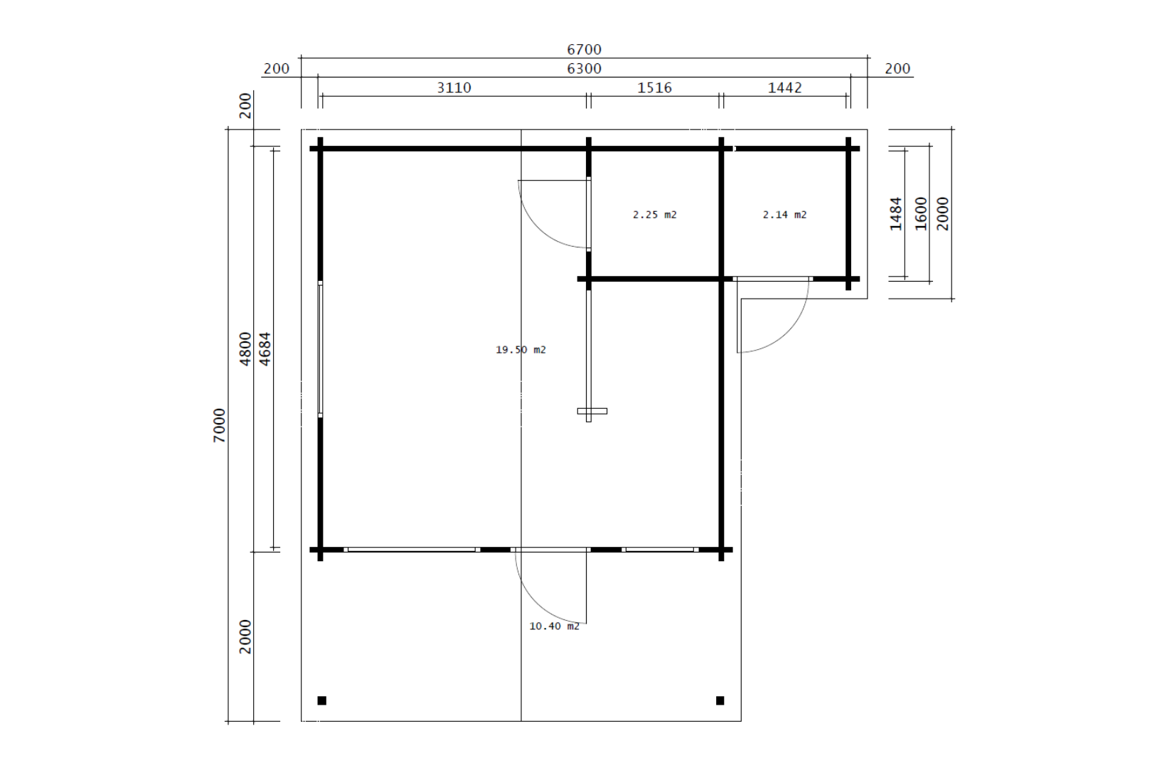 Ferienhaus Bailando 630 x 480 cm – Bild 5
