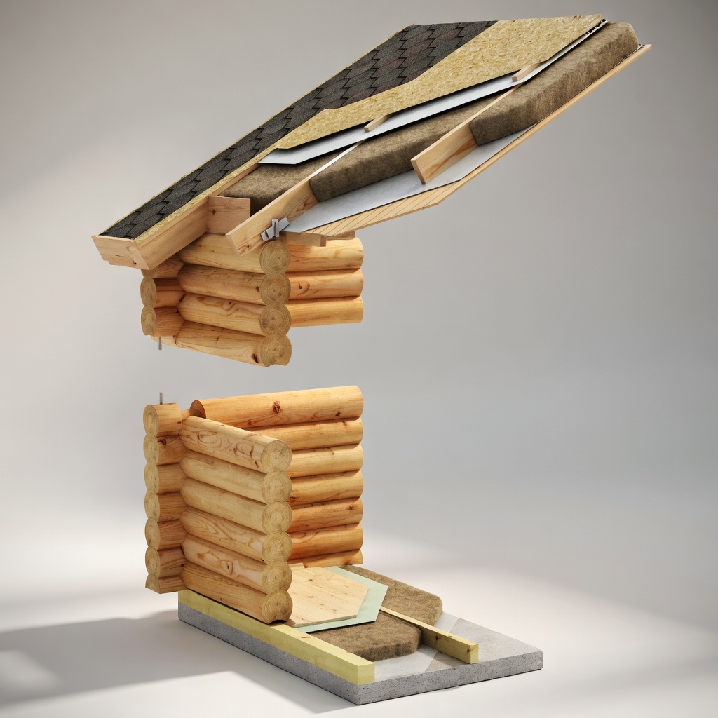 Rundstammhaus Alice 710 x 540 cm – Bild 9