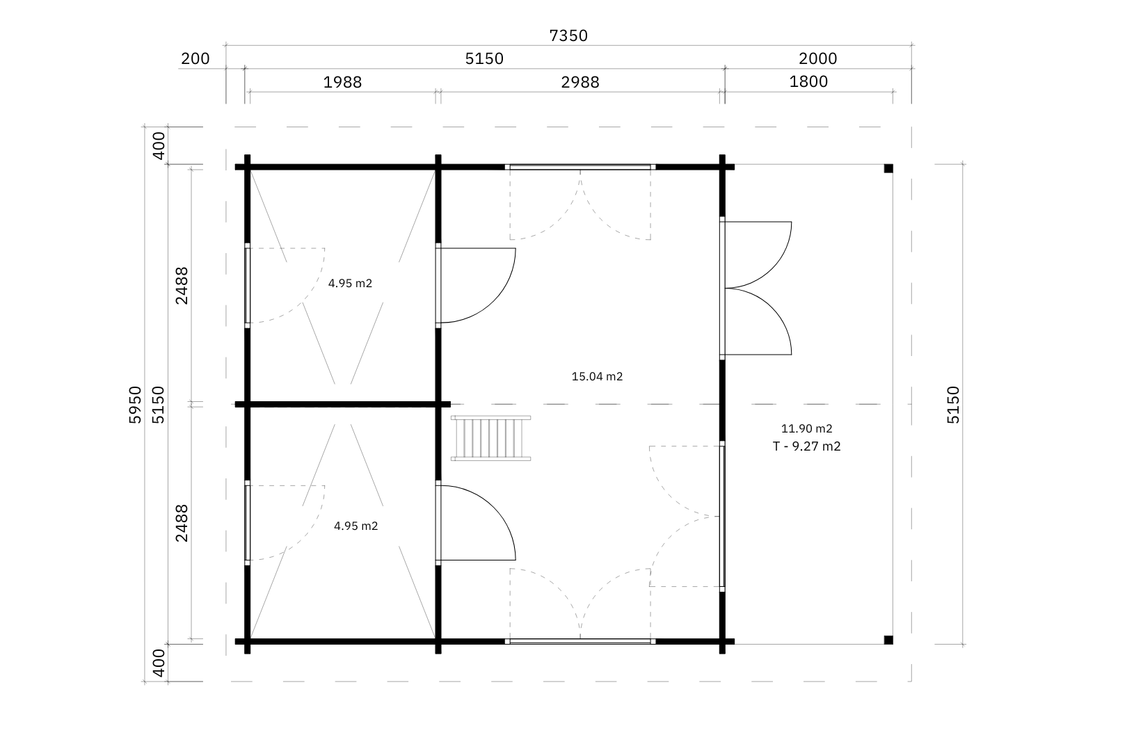 Ferienhaus Göteborg A 515 x 515 cm – Bild 4