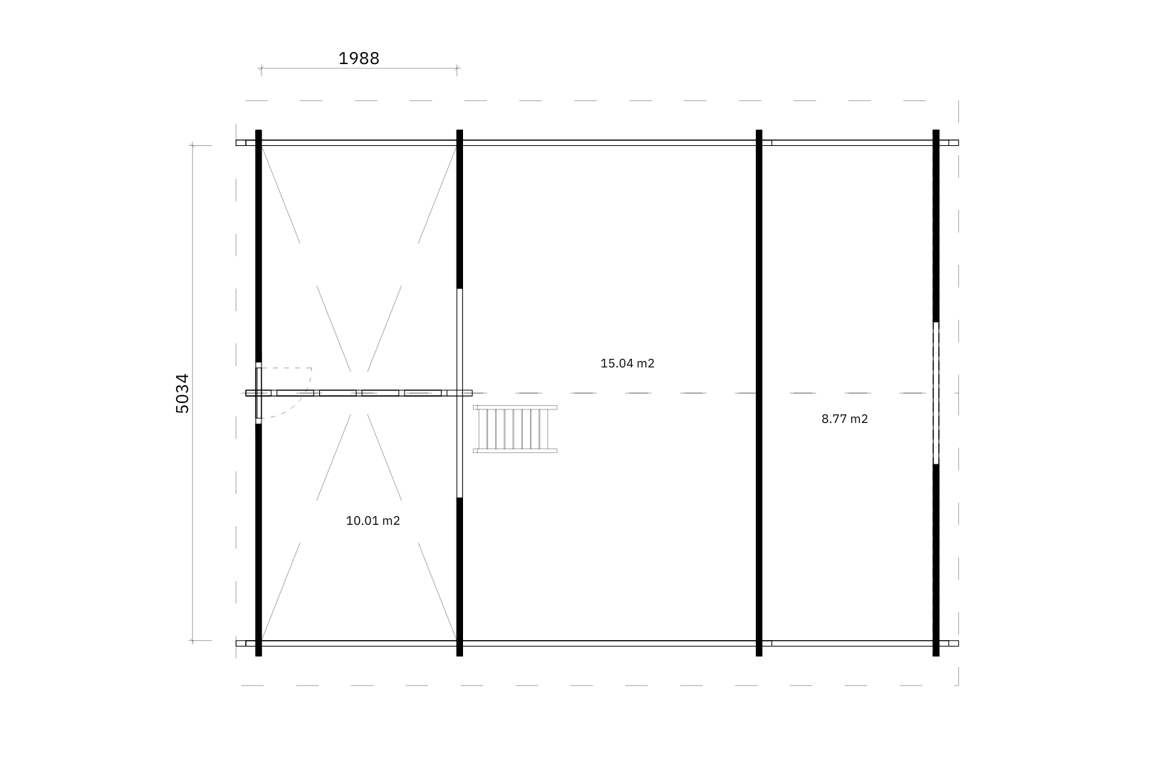 Ferienhaus Göteborg A 515 x 515 cm – Bild 5