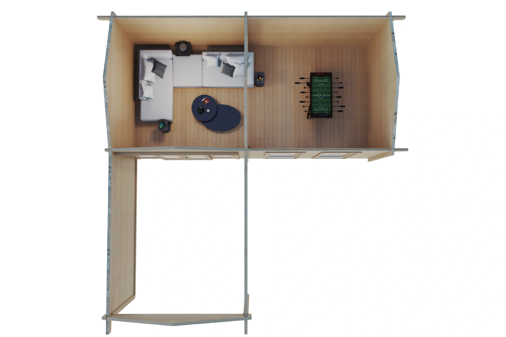 Gartenhaus Ruth 680 x 340 cm – Bild 5