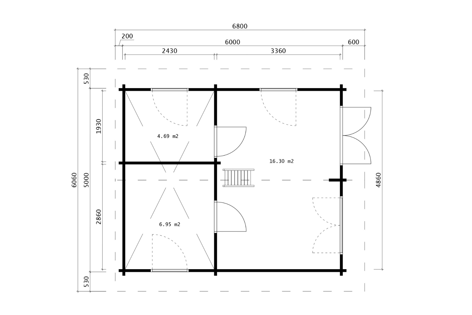 Ferienhaus Scott 500 x 600 cm – Bild 6