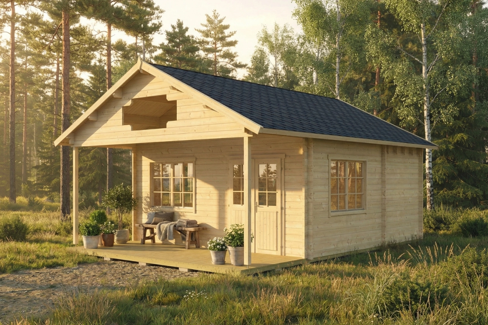 Ferienhaus Göteborg A 515 x 515 cm